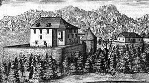 The Aichelburg on a representation by Valvasor (1688)