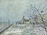 Alfred Sisley, First Snow at Veneux-Nadon, 1878, NGA 62641.jpg