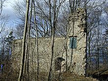 Burgruine auf der Alten Gleichen