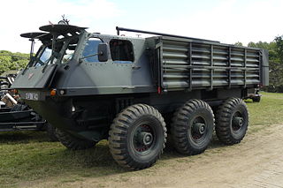 Alvis Stalwart amphibious military truck