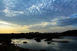 Vista del lago Ameenpur