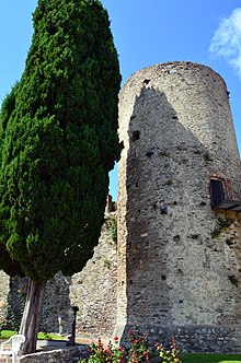 La torre del castello di Ameglia