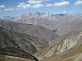 Zarafshan-Gebirge nahe Anzob-Pass