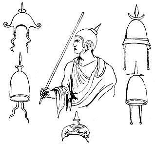 <span class="mw-page-title-main">Apex (headdress)</span> Ancient Roman cap worn by flamines and Salii