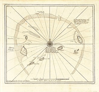 1753 Van Keulen Map of Ari Atoll AriAtoll 1753.jpg