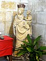 Armancourt (60), église Notre-Dame, croisillon sud, Vierge à l'Enfant en pierre, XIVe siècle.jpg