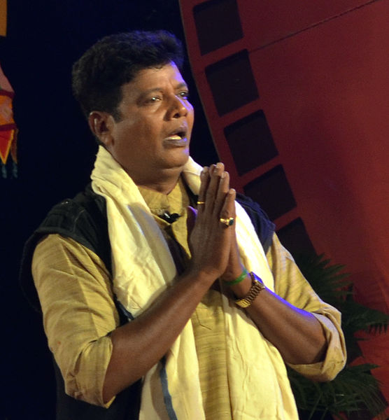 File:Ashrumochan Mohanty acting in a play during 2nd Odisha State Film Awards, 2014.JPG