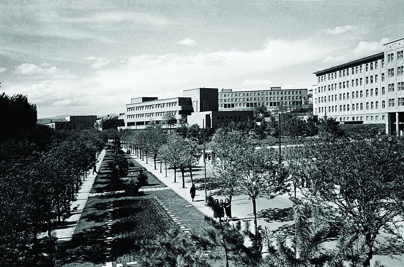 File:Atatürk Boulevard, Faculty of Language, History and Geography, İsmet Pasha Girls' Institute, 1940s (16852461225).jpg