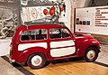 Car carrying an unusually large tube of Mutti brand tomato puree - Musei del cibo - Pomodoro