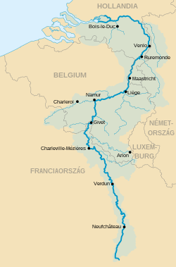 A Maas vízgyűjtő területe