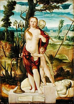 5. Vanitas, vers 1540, Kunsthalle, Hamburg.