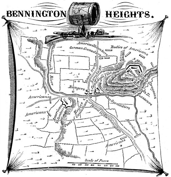 Battle of Bennington Heights, August 16, 1777