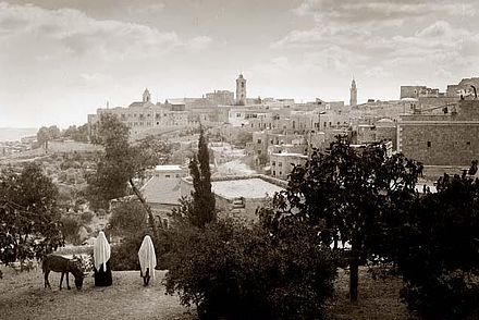 View of Bethlehem, Christmas Day 1898