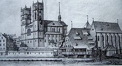 Grossmünster: Histoire, Histoire de la construction, Style de la construction