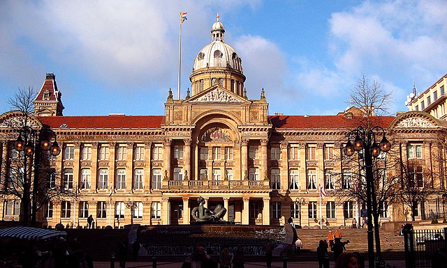 Birmingham Council House, seen from Victoria Square.