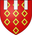 Arms of Olivier IV de Rohan seigneur de Montauban, showing three pendants beginning at the chief line of the shield