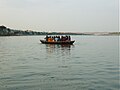 Boat at the Ganges near Varanasi