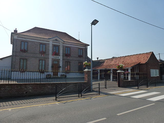 Ang Town Hall of Boningues-lès-ardres