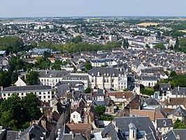 Bourges gezien vanaf de toren van de kathedraal