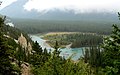 Hoodoos pe cursul lui Bow River.