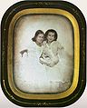 Two unknown Brazilian young women, c.1855.