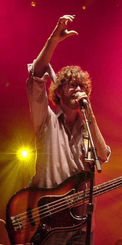 Performing with Broken Social Scene at the Olympic Island Festival in 2006.