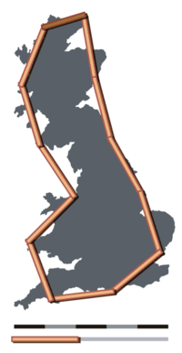 英国的海岸线有多长 统计自相似和分数维度 Wikiwand