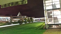 Overlooking Mackenzie Chown Complex from Plaza Building Entrance Brock University Mackenzie Chown Complex.jpg