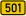 Bundesstraße 501 number.svg