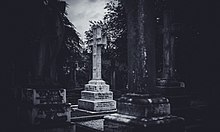 Michael Rennie's grave in Harlow Hill Cemetery, Harrogate, North Yorkshire