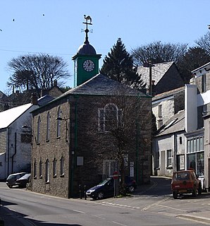 Camelford Town Hall Municipal building in Camelford, Cornwall, England
