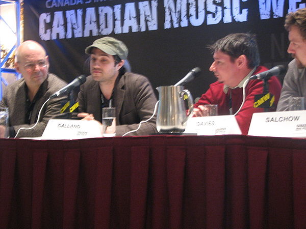 Jordan Galland as Panel Member at Canadian Music Week taken by a member of the Canadian Independent Press