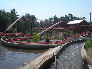 <span class="mw-page-title-main">Canyon Blaster (Great Escape)</span> Steel roller coaster