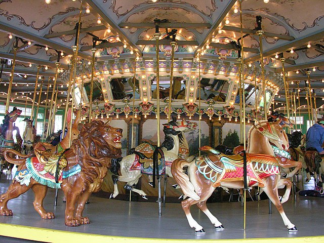 Animals on the carousel