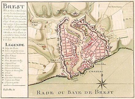 Brest in c. 1700