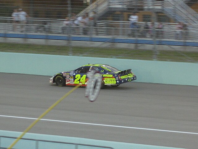 Casey Mears' No. 24 National Guard Chevrolet at Homestead in 2007