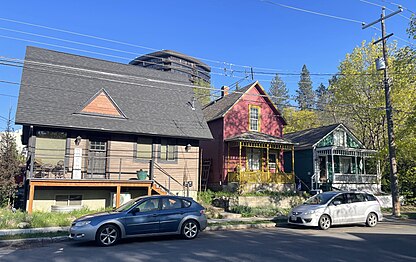 Historic homes showing proximity to Downtown