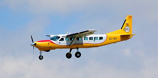 Cessna 208B Grand Caravan, de l'Institut Cartogràfic de Catalunya, avió difícil de veure