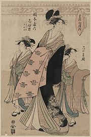 Chōkōsai Eishō (c. 1795–98) Okamotoya uchi shinateru.jpg
