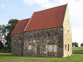 Kaplica templariuszy Rurki, jedyna pozostałość po komturii.