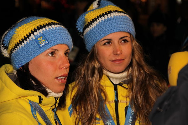 Charlotte Kalla and Anna Haag