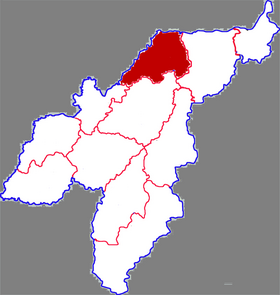 Localização de Níngjīn Xiàn