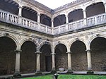 Claustro del Monasterio de Cenarruza - Ziortzako Monastegia.  Markina-Xemein, Vizcaya-Bizkaia..JPG