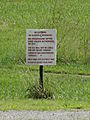 A 'no loitering' sign on the grounds of Clover Community Center. Located at 1085 Mt Laurel Road, Clover, Virginia.