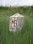 Coal Duty Boundary Marker (on foreshore, at mouth of River Darenth, West Bank) Coal Duty Boundary Marker in Crayford Marshes.jpg