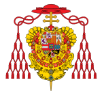 Coat of Arms of the infante Luis de Borbón, as Cardinal and Archbishop of Toledo.svg