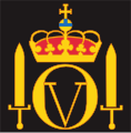 Coat of arms of His Majesty The King's Guard (Olav V).svg