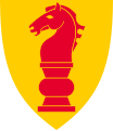 Coat of arms of the Norwegian Army Staff and Management Coach.svg