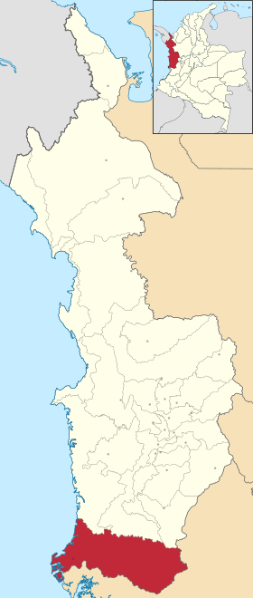 Placering af Litoral del San Juan