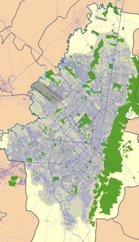 La savane de Bogotá est située à Bogotá